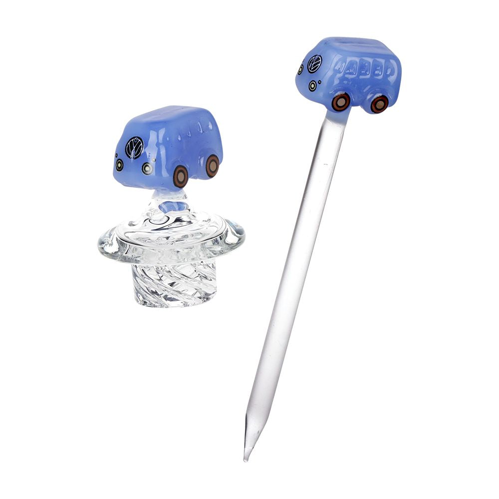 Glow VW Bus Glass Dab Rig Set 8.5"