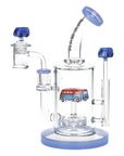 Glow VW Bus Glass Dab Rig Set 8.5"