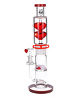 Glycerin Glass Heart Bong 13.75" - inhalco