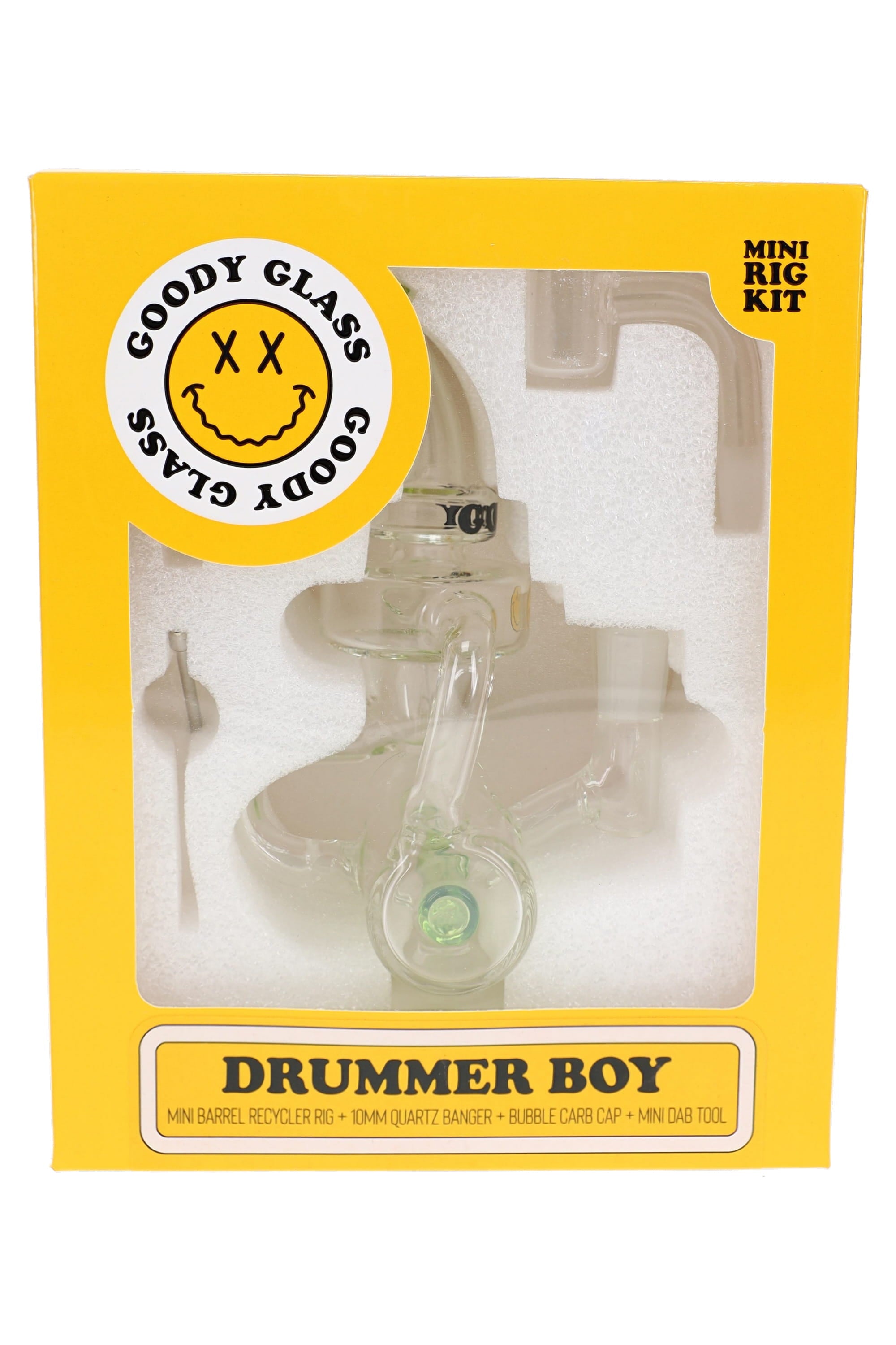 Goody Glass Drummer Boy Mini Dab Rig Kit 6″