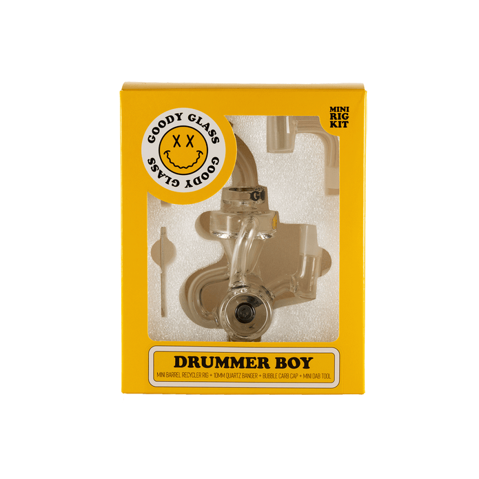 Goody Glass Drummer Boy Mini Dab Rig Kit 6″