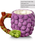 Grapes Pipe Mug - inhalco