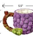 Grapes Pipe Mug - inhalco