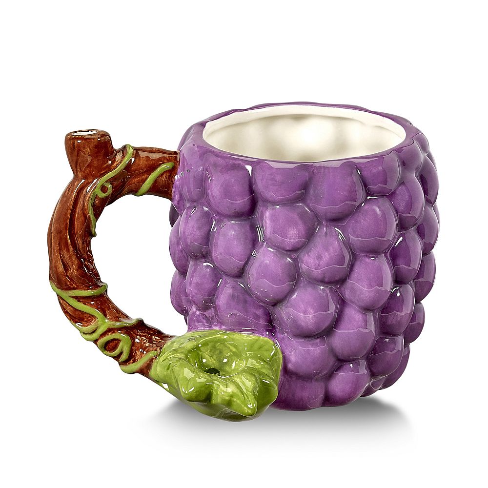 Grapes Pipe Mug - inhalco