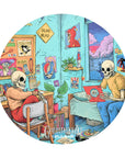 Grateful Dead Round Dab Mats - inhalco