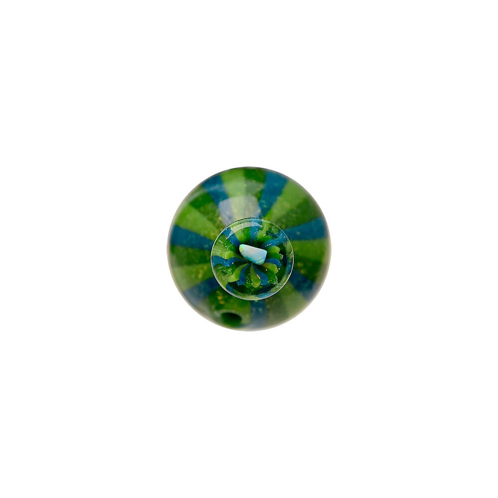 Green Dichro Cactus Carb Cap Encased Opal
