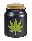 Green Leaf Stash Jar - inhalco