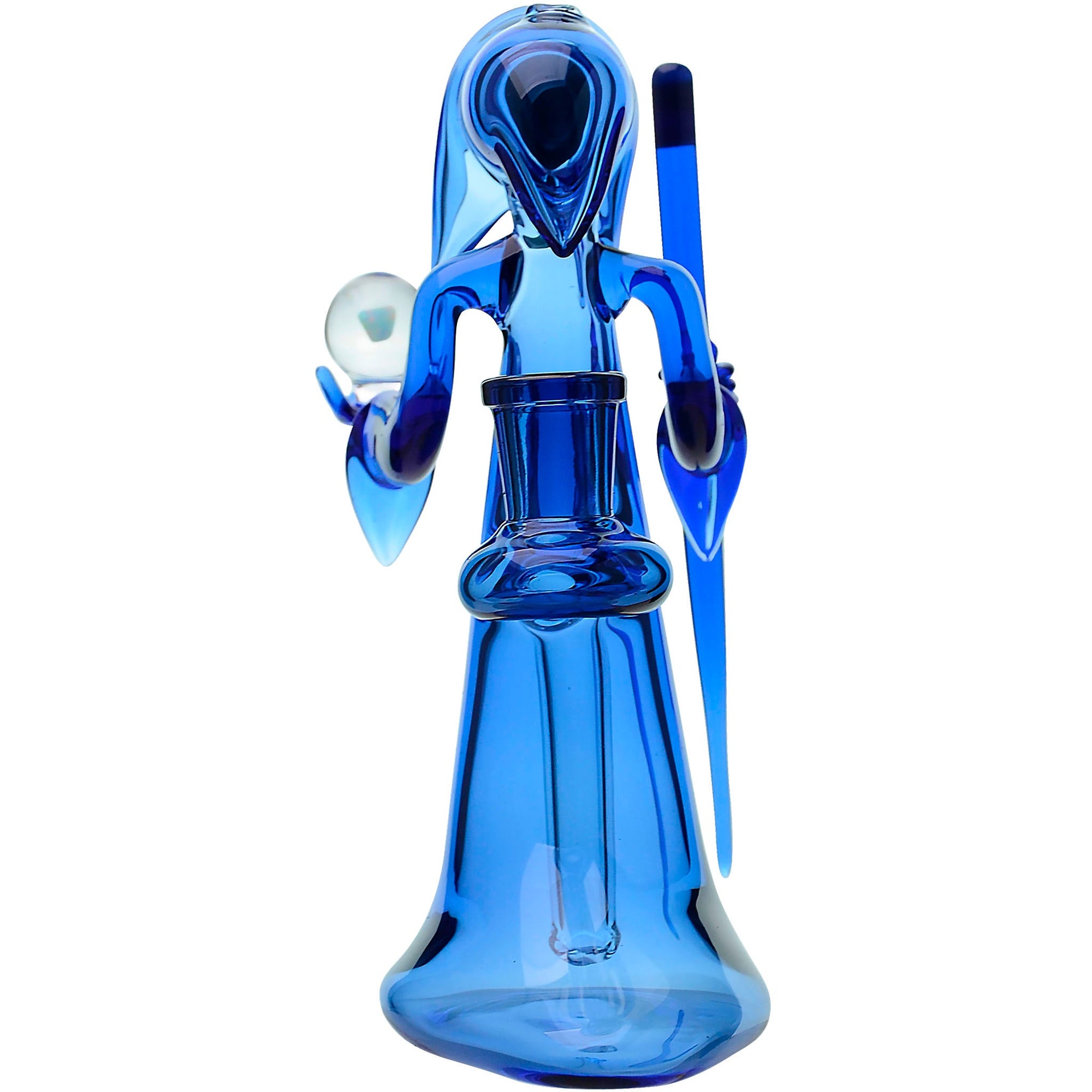 Grim Reaper Dab Rig Blue - INHALCO