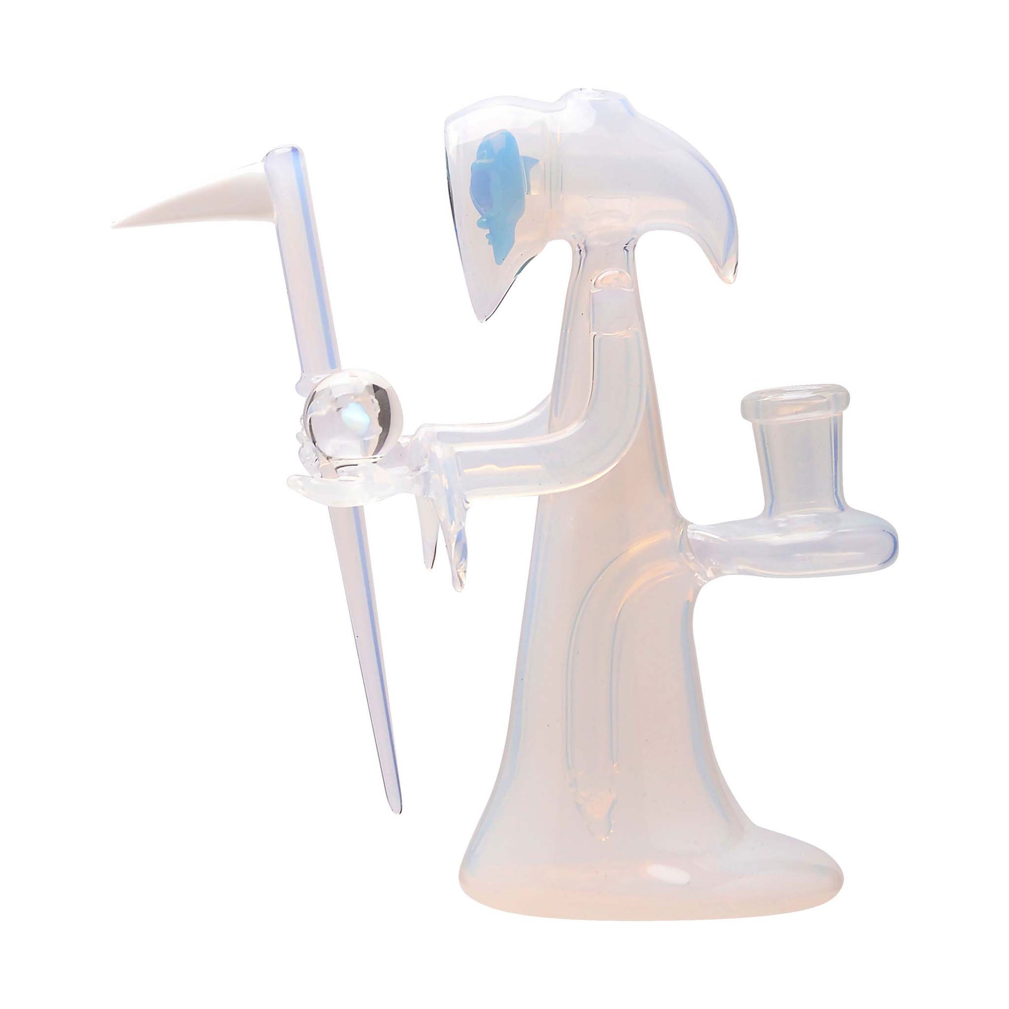 Grim Reaper Dab Rig White - INHALCO