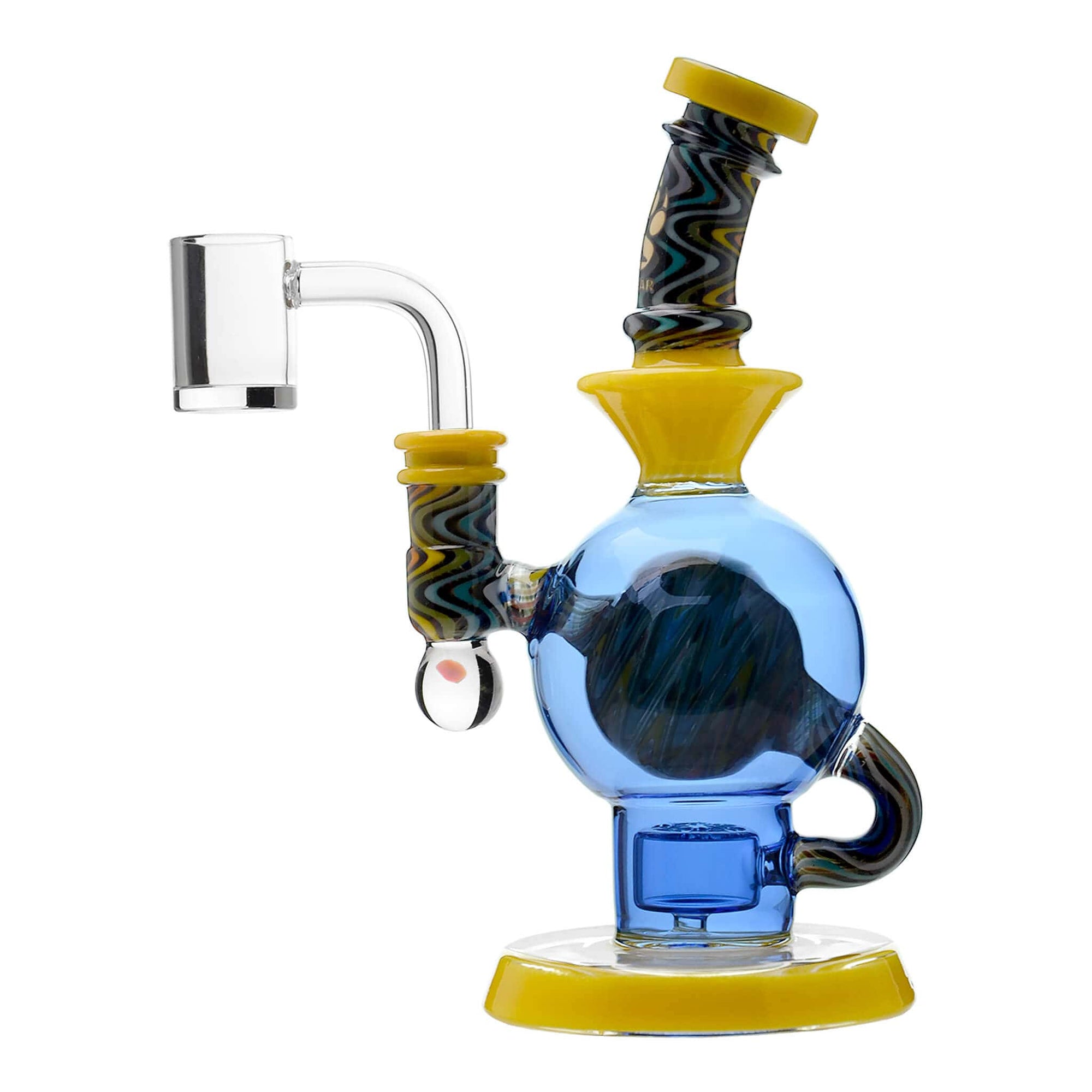 Heady Wigwag Ball Rig Opal Flower of Life Perc