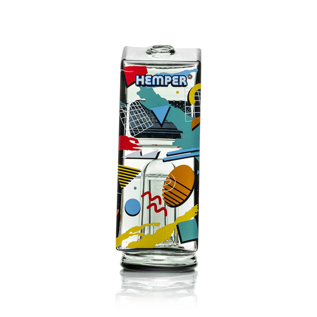 Totally Rad Arcade Puffco Peak Top - vibrant retro colors detail view