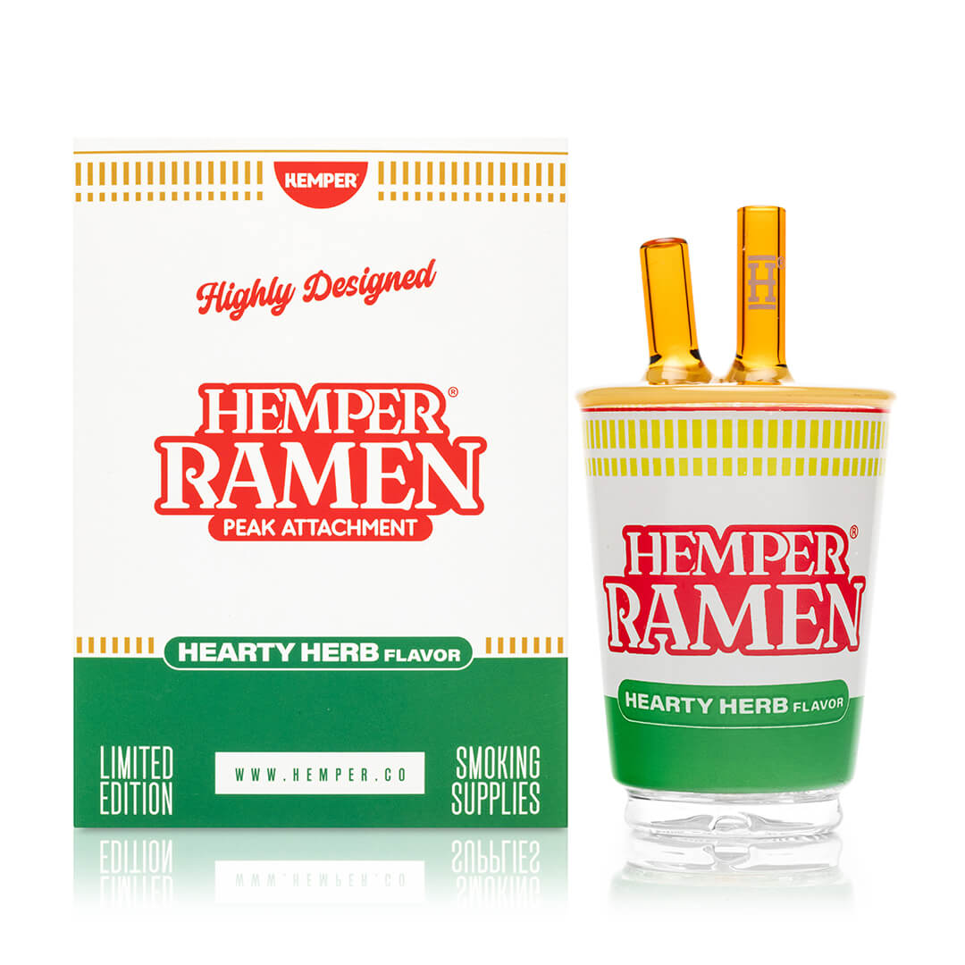 HEMPER Ramen Puffco Peak Glass with package