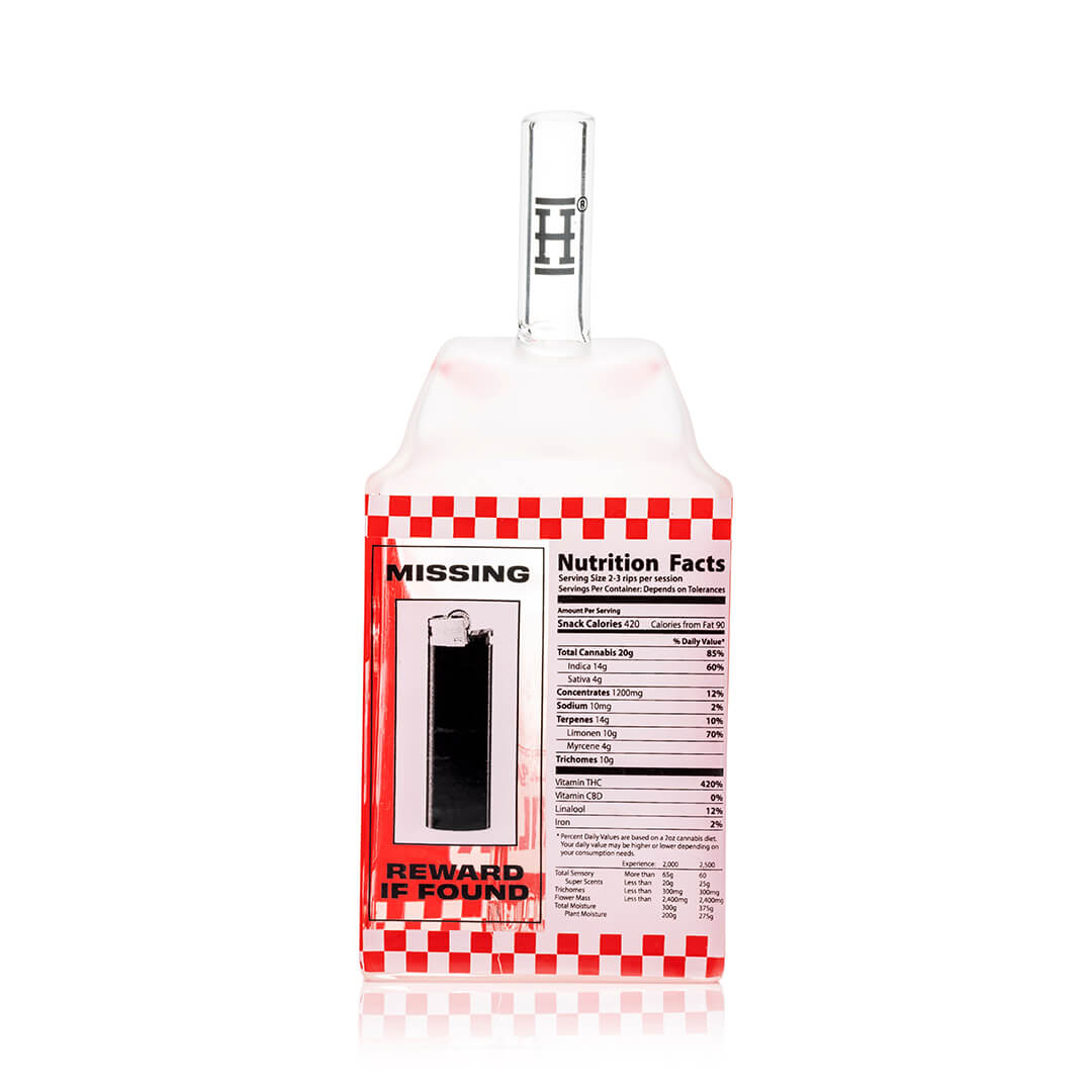 HEMPER Weedies Milk Carton Bong
