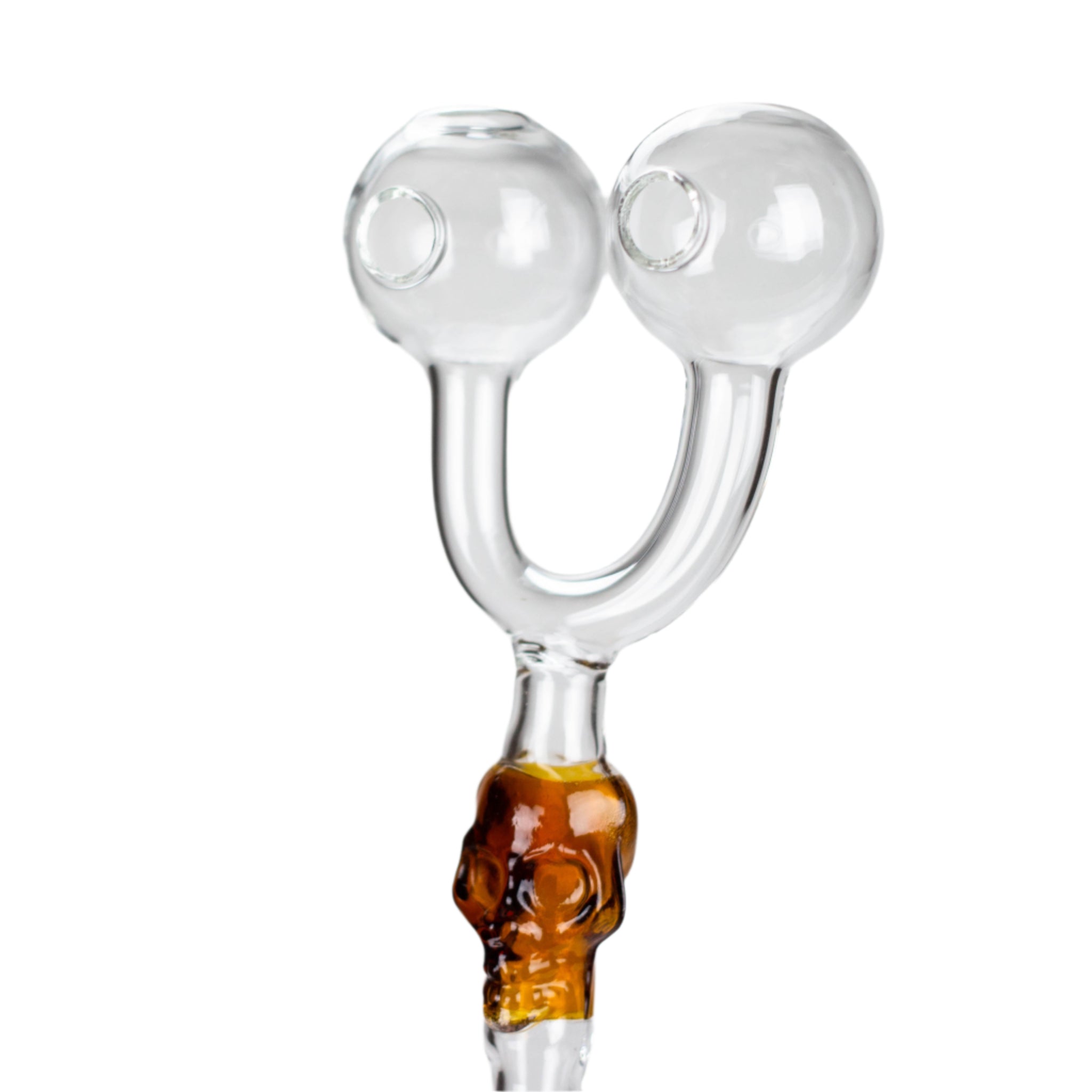 HIT Double Skull Oil Burner Pipe - inhalco