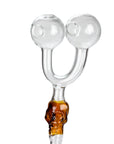 HIT Double Skull Oil Burner Pipe - inhalco