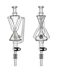 Hourglass Recycler Glass Nectar Collector
