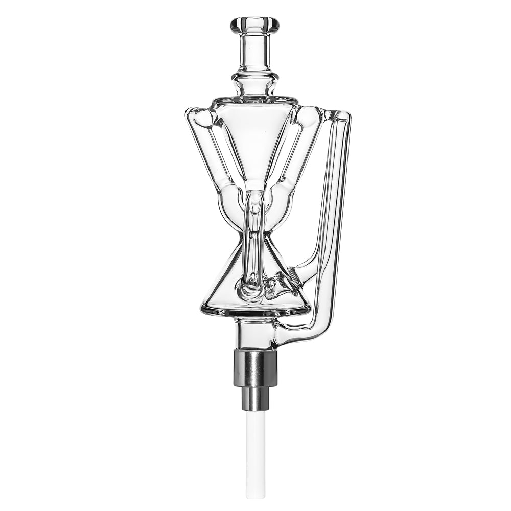 Hourglass Recycler Glass Nectar Collector