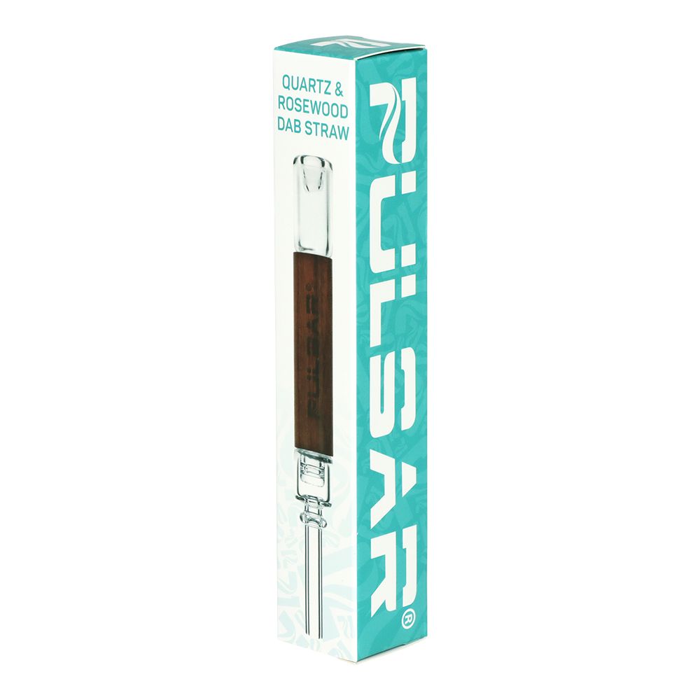 Pulsar Quartz &amp; Wood Deco Dab Straw 5.75"