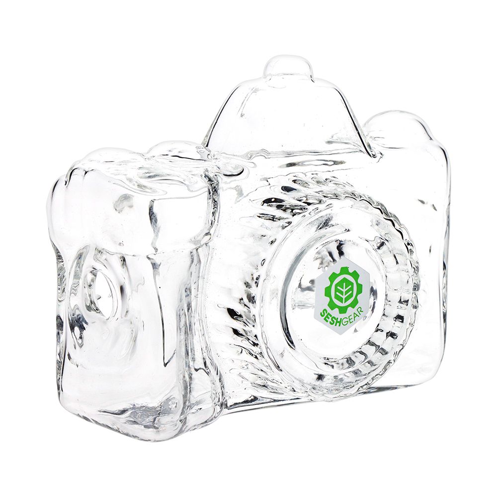 SeshGear Old School Camera Glass Hand Pipe
