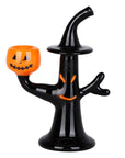 Halloween Tree Witch Hand Pipe with Jack-O’-Lantern Bowl - inhalco
