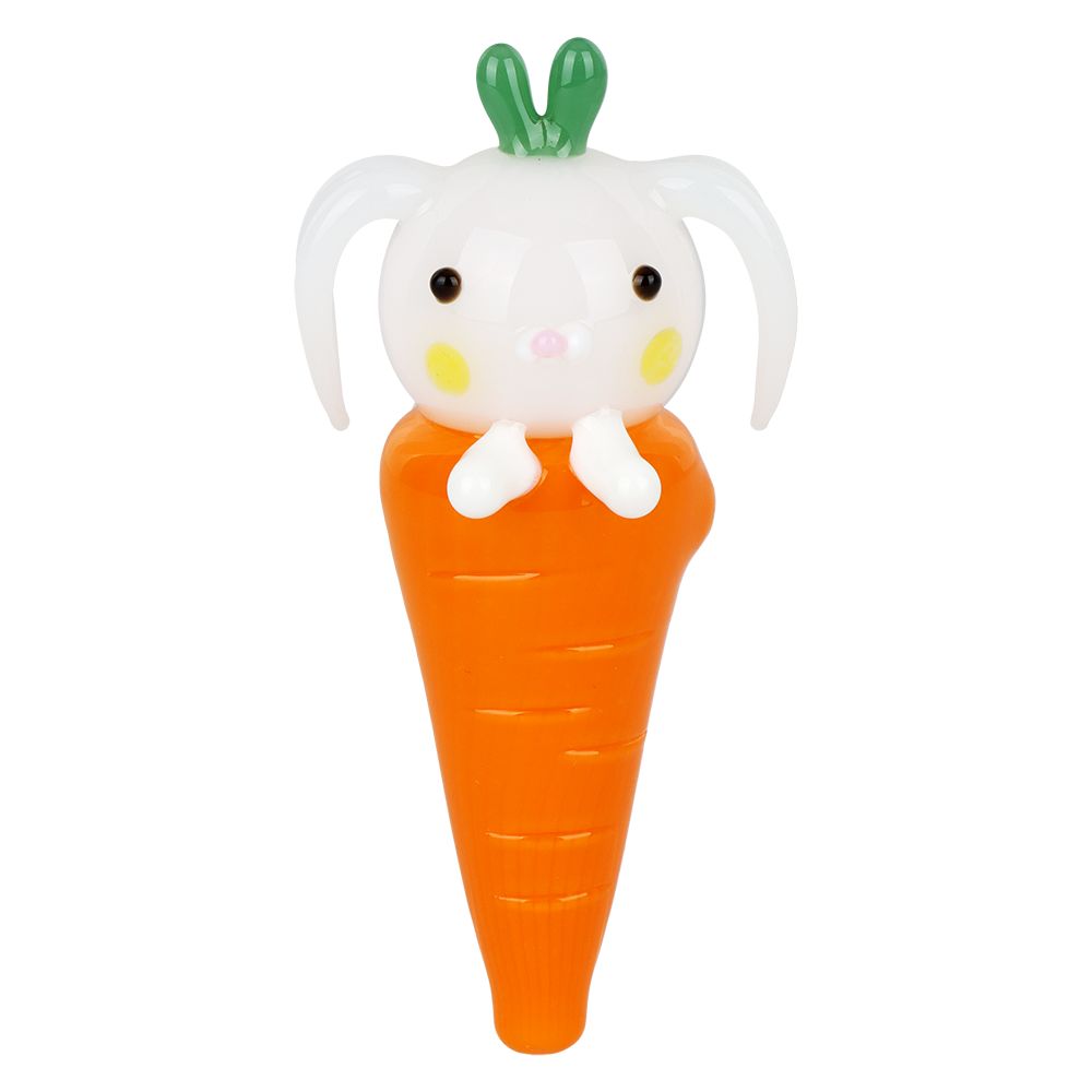 Hare and Carrot Hand Pipe - inhalco