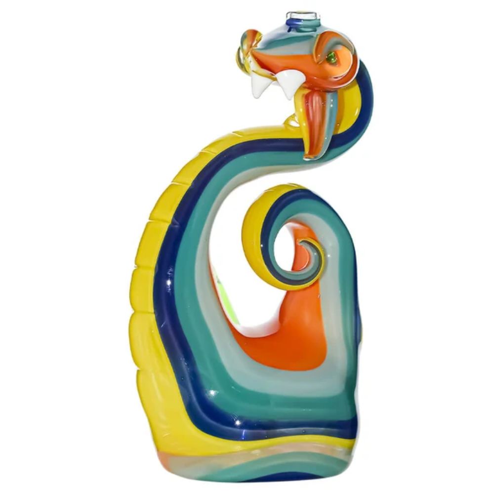 Heady Wigwag Snake Dab Rig W Opal Eyes