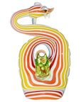 Heady Wigwag Snake Dab Rig W Opal Eyes