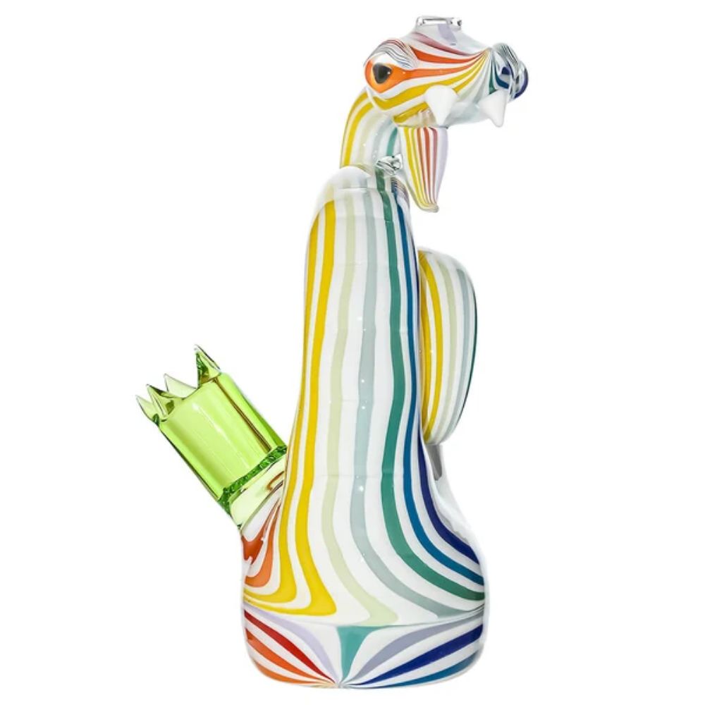 Heady Wigwag Snake Dab Rig W Opal Eyes