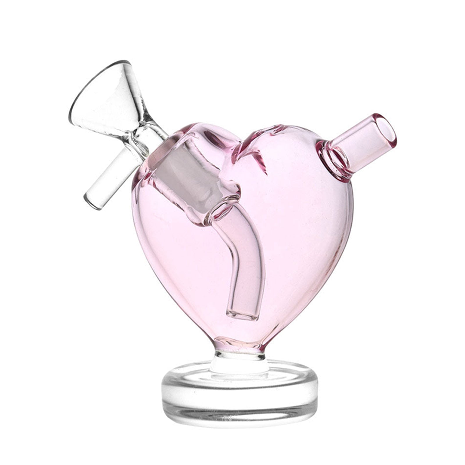 Heart-Shaped Mini Glass Bubbler - INHALCO