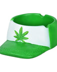 Hemp Leaf Baseball Cap Ashtray