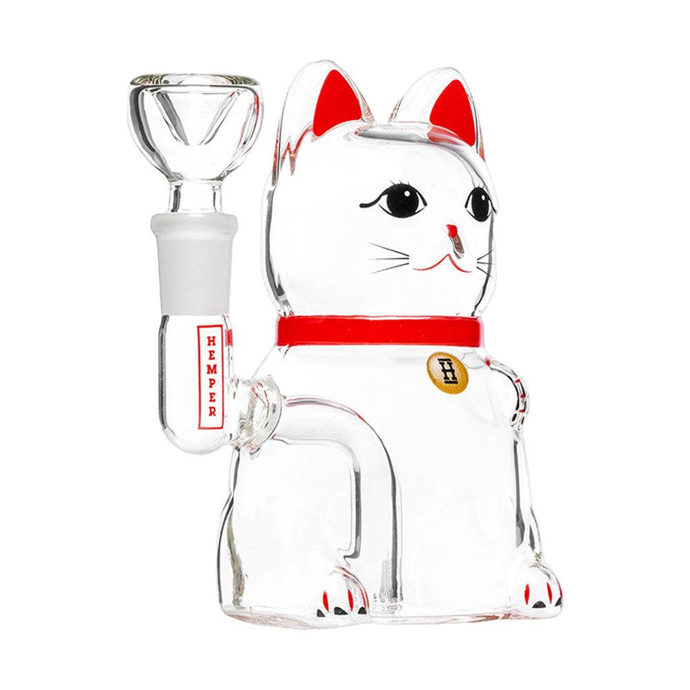 Hemper Lucky Money Cat Bong - inhalco