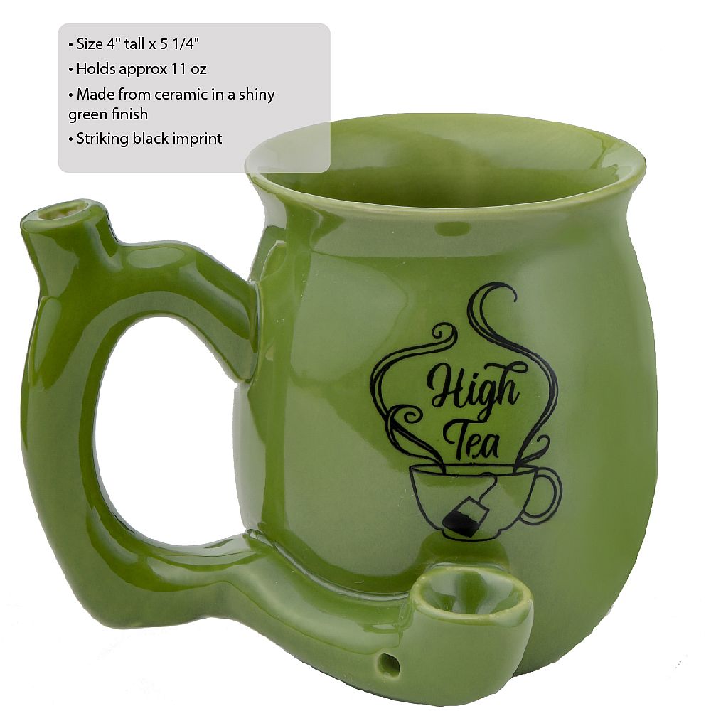 High Tea Single Wall Coffee Mug Water Pipe - inhalco