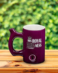 Purple Smoking Pipe Mug - inhalco