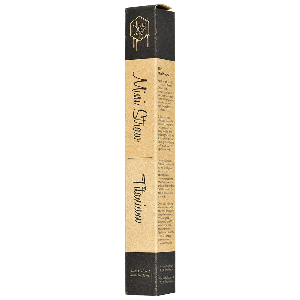 Honey Labs American Hardwood Mini Vapor Straw - inhalco