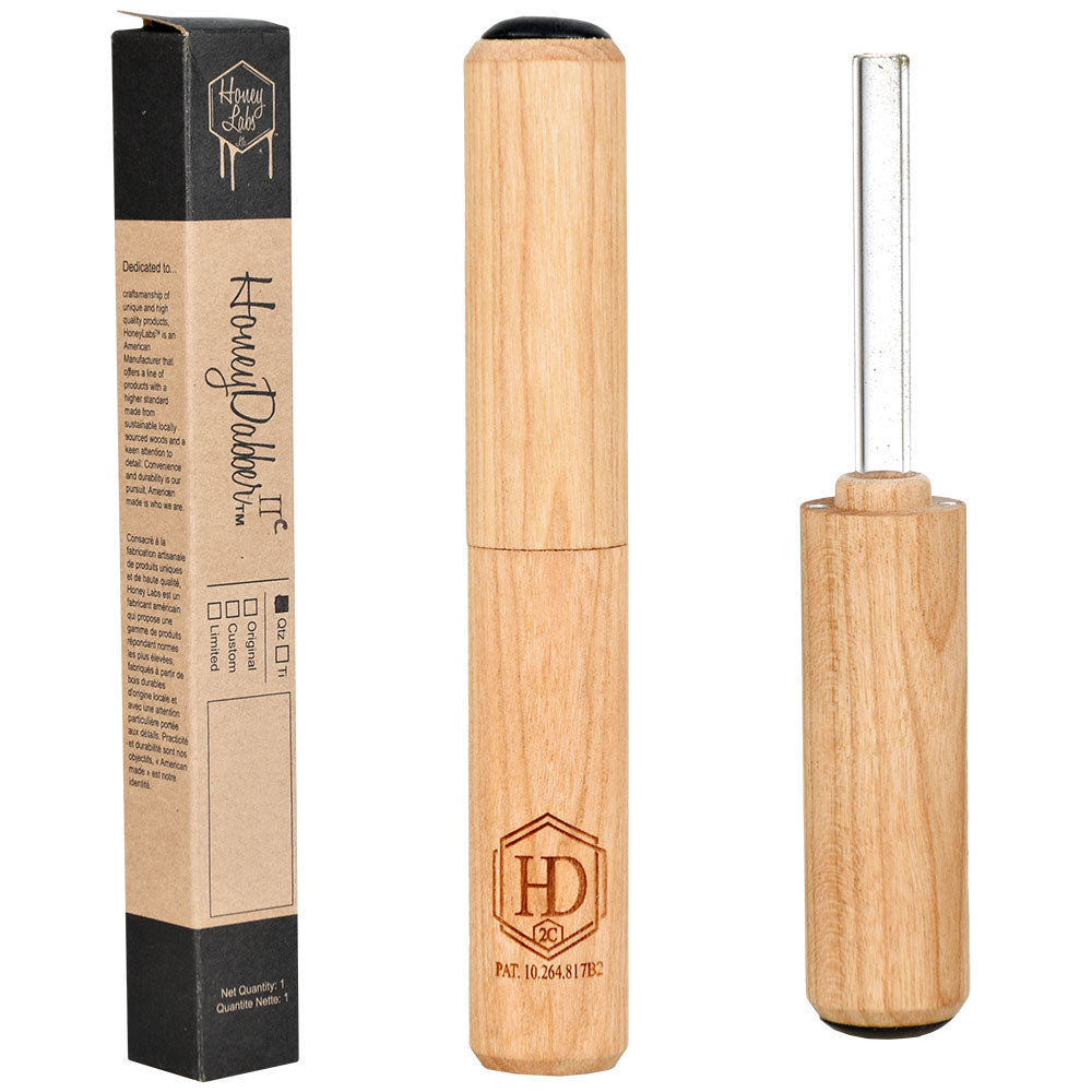 Honey Labs HoneyDabber II Compact Cherry Wood Straw