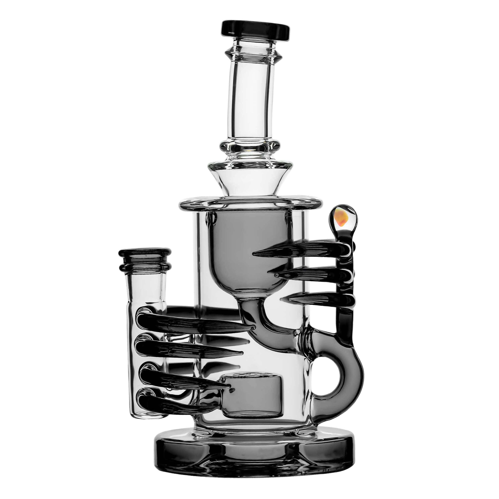 Horn Klein Recycler Heady Glass Dab Rig 8"