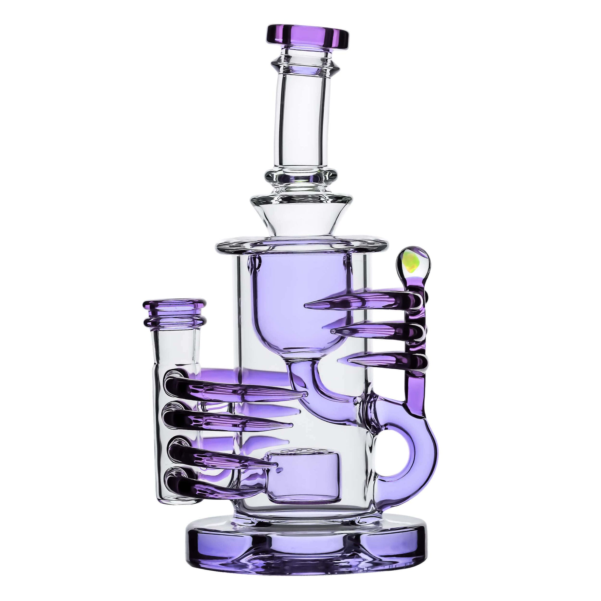 Horn Klein Recycler Heady Glass Dab Rig 8"