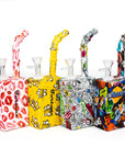 Hydrographic Silicone Juice Box Bongs - inhalco