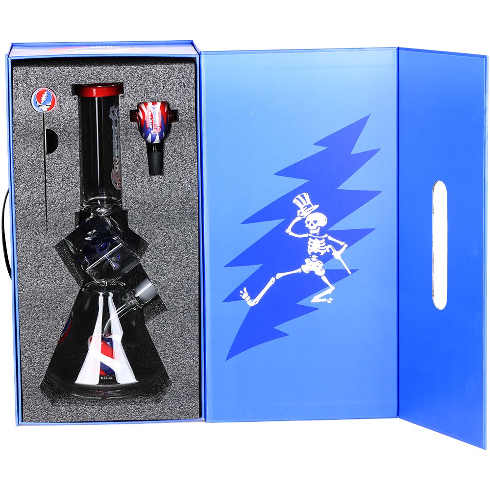 Inception Cube Beaker Bong with Barrel Percolator | INHALCO