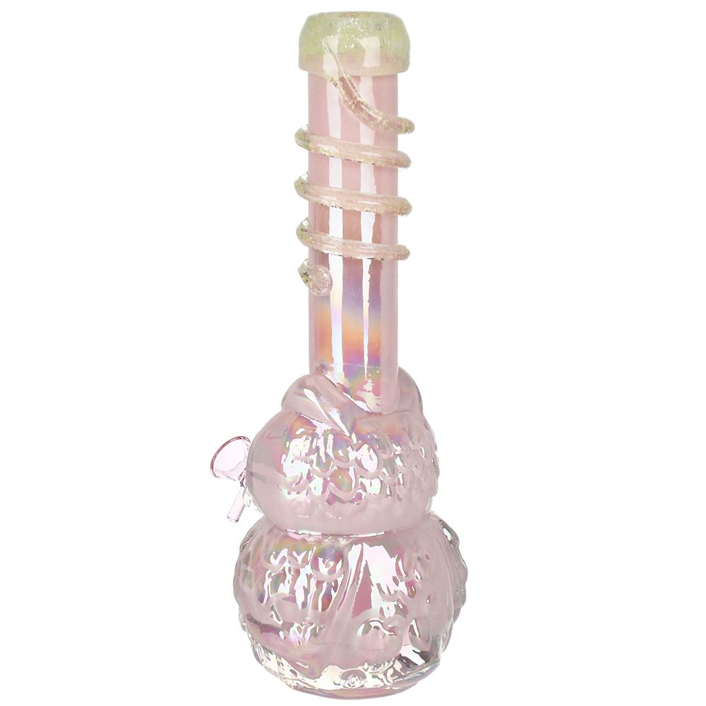 Iridescent Owl Soft Water Pipe - inhalco