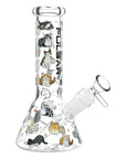 Kitten Corral Beaker Glass Water Pipe - INHALCO