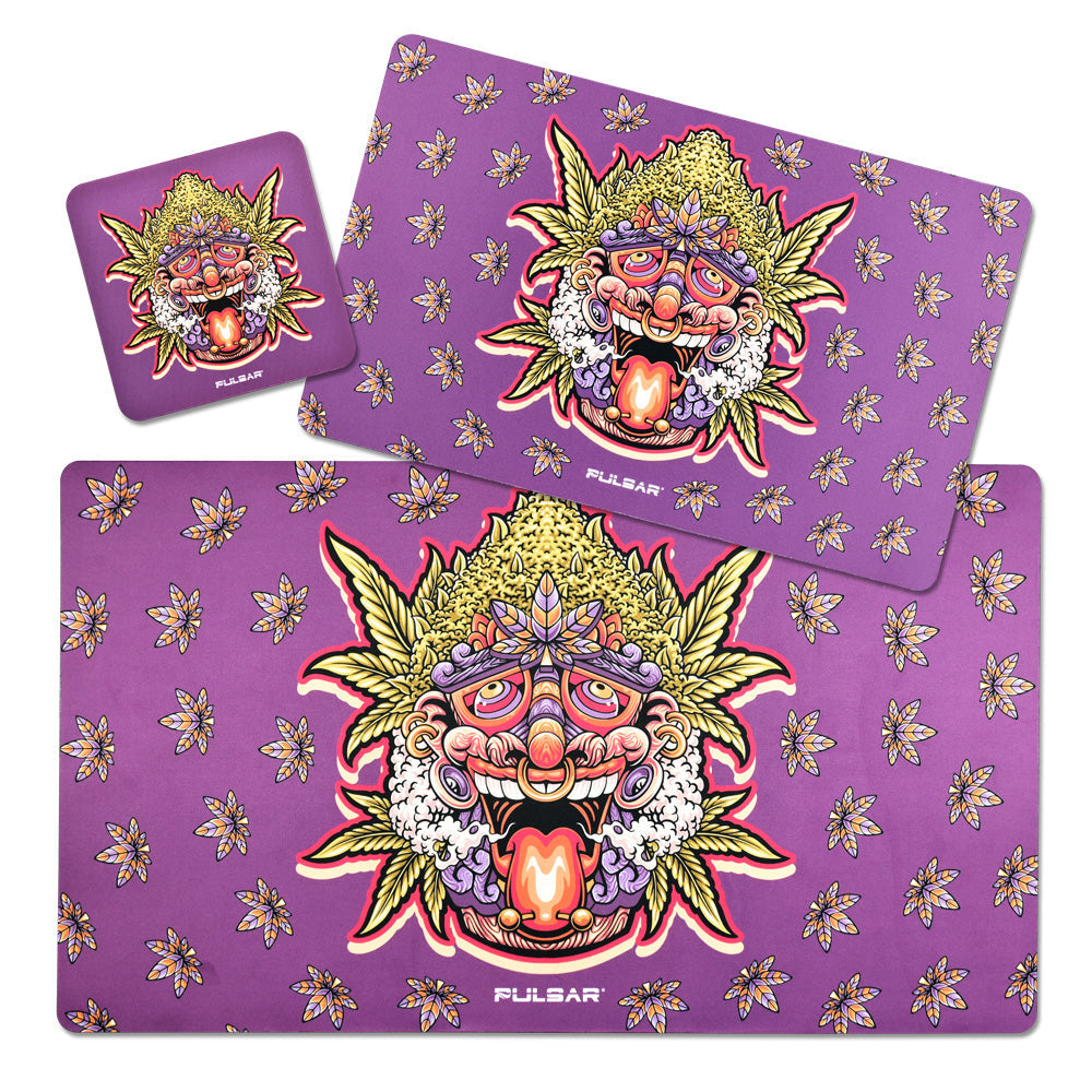 Kush Native Fabric Top Dab Mat - inhalco