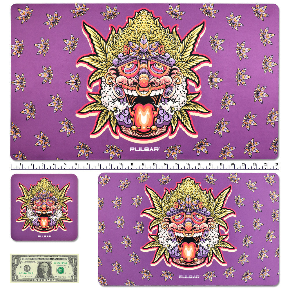 Kush Native Fabric Top Dab Mat - inhalco