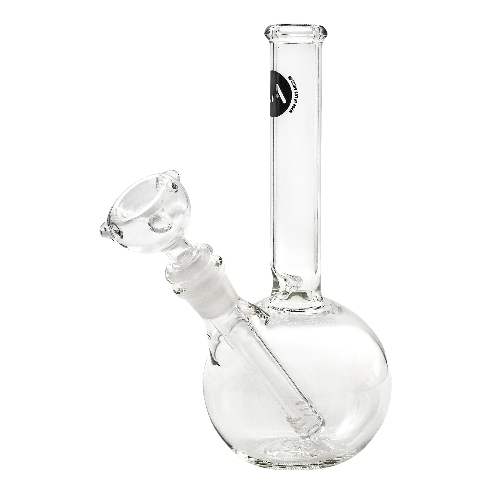 LA Pipes Clear Glass Bubble Bong - INAHLCO