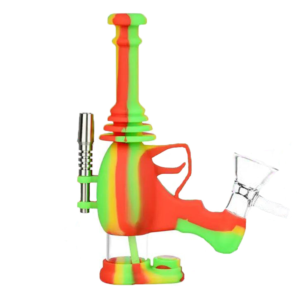 Laser Gun Silicone Bong - inhalco