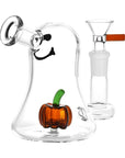 Li'l Ghostly Glass Water Pipe - inhalco