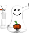 Li'l Ghostly Glass Water Pipe - inhalco