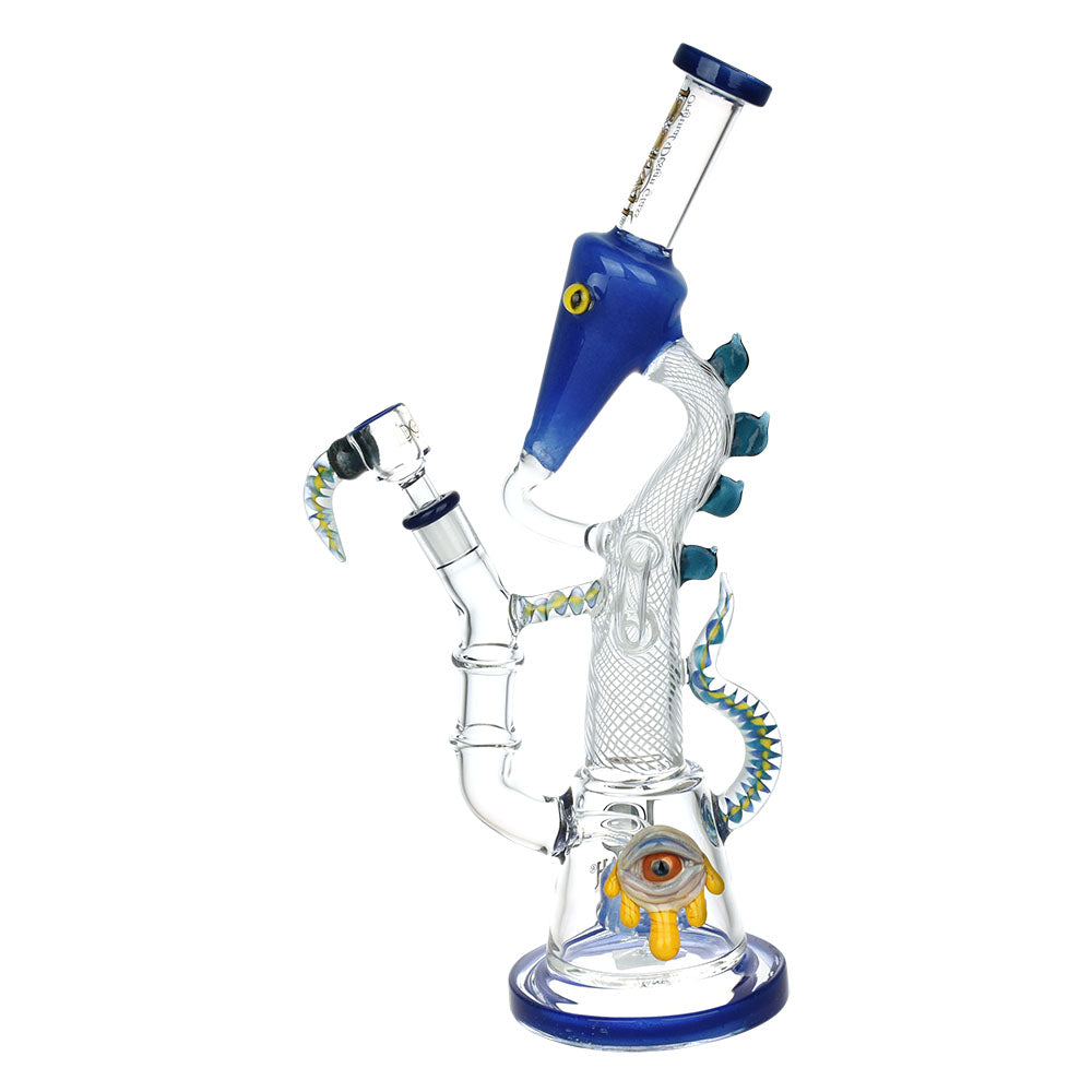 Lookah Trippy Dragon Recycler Water Pipe 15&quot; - INHALCO