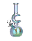 Lunar Glow Electroplated Bubble Bong - INHALCO