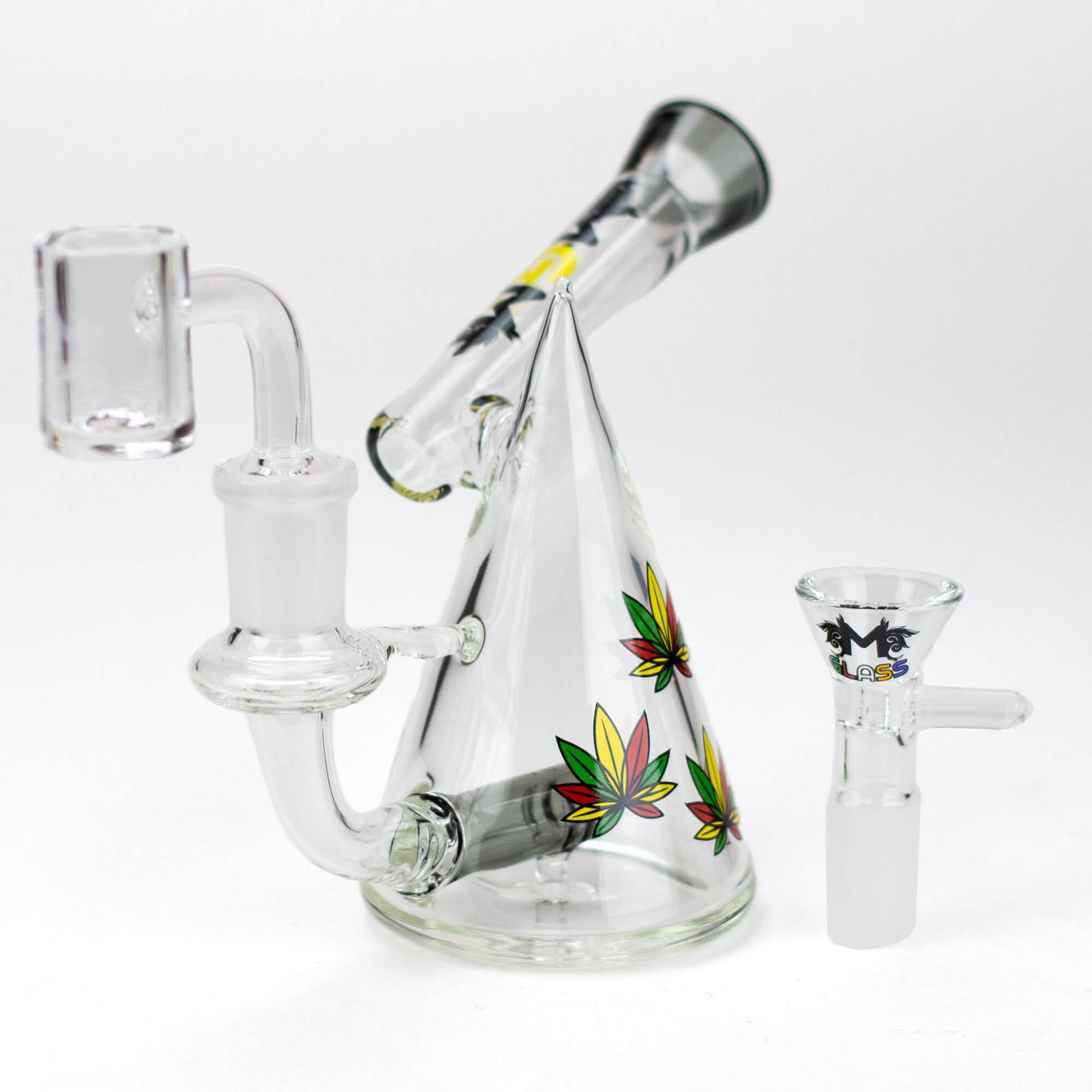 4.5&quot; MGM Glass 2-in-1 Bubbler w/ Graphic